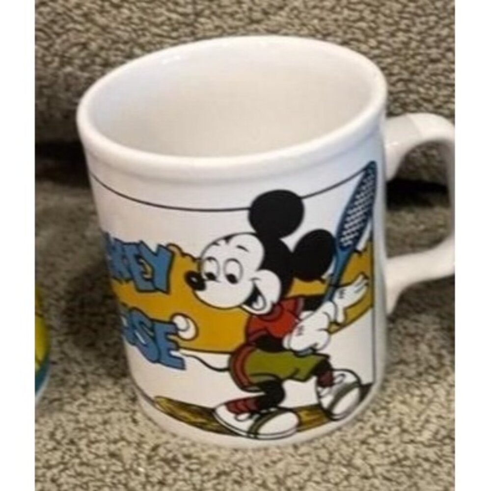 Vintage Mickey Mouse Disney Ceramic Coffee Mug Collectible Drinkware * C02-n